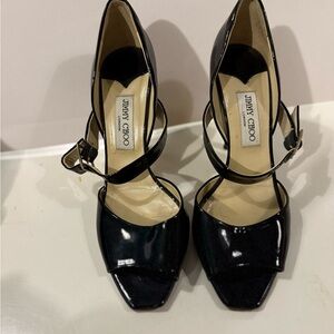 Jimmy Choo Glossy Black Heels